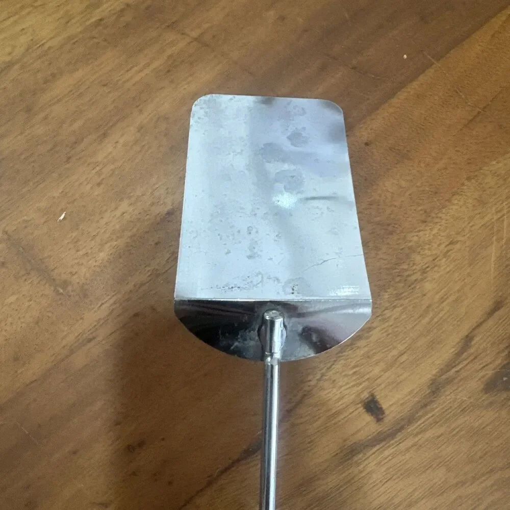 Vintage MCM Wooden Handle Long Spatula Retro